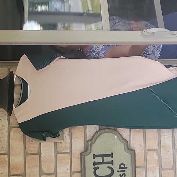 Green and beige Dress - Picture 2 of 2